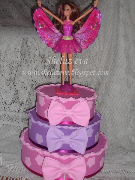 Bolo Cenográfico Barbie Fada dos Sonhos ( Aluguel )