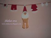 Guirlanda Papai Noel Pelado