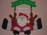 Guirlanda Papai Noel com Renas